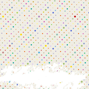 polka dots background, free copy space, vector Illustration