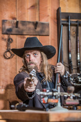 Sheriff Points Gun