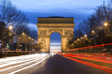 Fototapeta na wymiar Arc de Triomphe Paris Champs Elysees