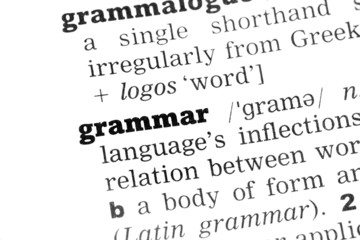 Grammar Dictionary Definition