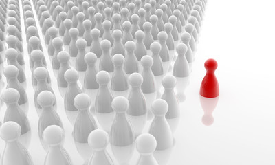 standing out the crowd