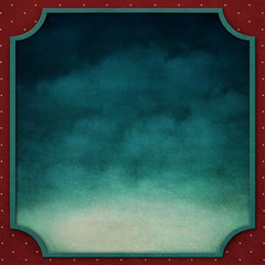 Square background with frame and  night sky