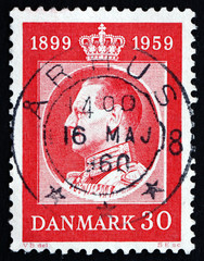 Postage stamp Denmark 1959 Frederik IX, King of Denmark