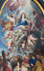 Antwerp - Assumption of Virgin Mary by Rubens - cathedral