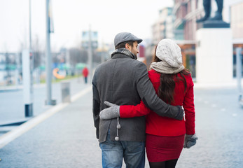 Winter couple