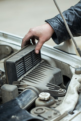 replacing the air filter