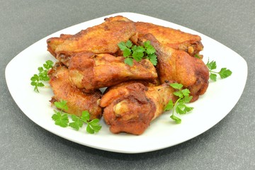 baked chicken wings © robert6666