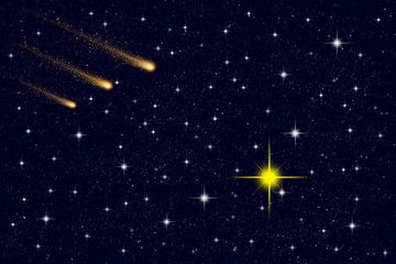Comets and stars