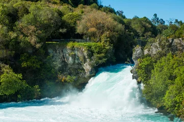 Foto op Canvas Huka-watervallen © Fyle
