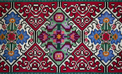 Handemade Slavic carpet
