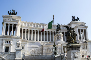 Fototapeta na wymiar Monumento Nazionale a Vittorio Emanuele II