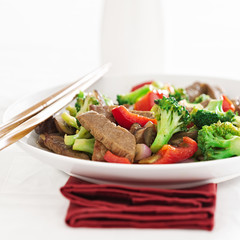 beef stir fry with vegetables