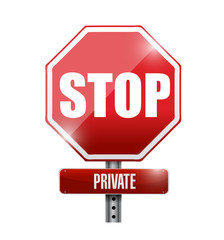 stop private illustration design
