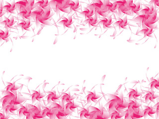 Background of pink  flower isolated on white