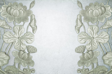 Transparent Background with lotus