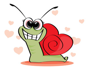 Escargot coeur