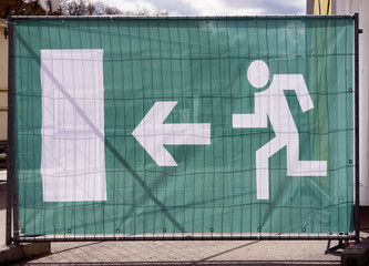 emergency exit sign