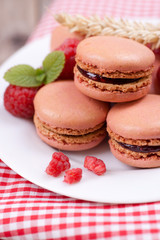 Macarons Himbeere