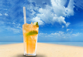 cocktail on the beach