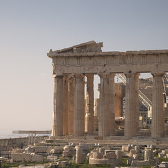 Obraz premium Parthenon ancient Greek temple, Acropolis of Athens