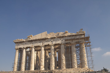 Parthenon ancient Greek temple, Acropolis of Athens