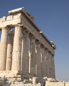 Parthenon ancient Greek temple, Acropolis of Athens