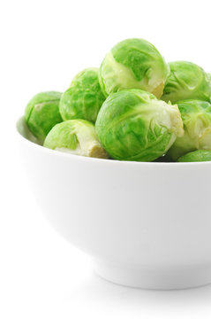 Brussel sprouts in bowl