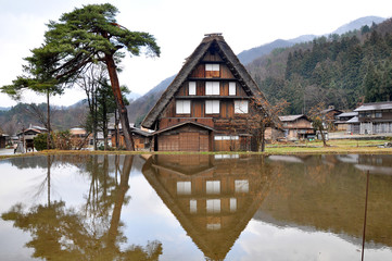 Fototapeta na wymiar Shirakawa-go World Heritage, Japan