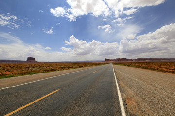 route 66 vers Monument Valley, Arizona