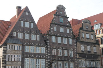 Fototapeta premium Giebelhäuser in Bremen