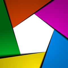 pentagram infographic template