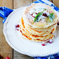 pancakes with cranberries