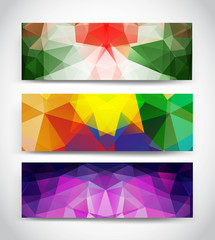 Triangular banners