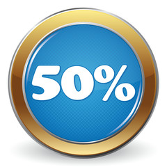 50 PERCENT ICON