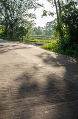 Road and sky