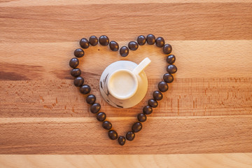 Cuore di caffè