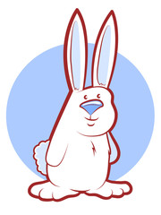 White Rabbit Cartoon
