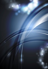 Abstract shiny vector waves backdrop