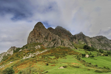 Fototapeta na wymiar Paisaje de montaña