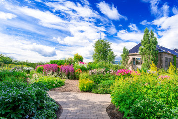 Flowerbed at Botanical garden