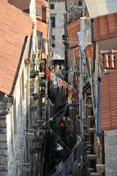 Fototapeta Small street in Dubrovnik