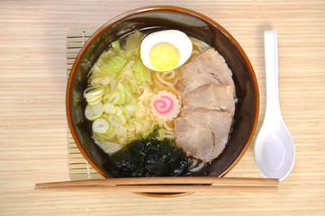 ork with noodle in japanese style