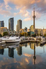 Abwaschbare Fototapete Toronto und der Hafen © mikecleggphoto