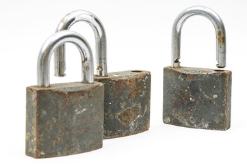Fototapeta premium rusty padlock