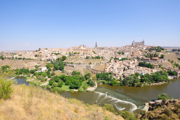 Obraz premium The historic city of Toledo in Spain
