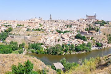 Obraz premium The historic city of Toledo in Spain