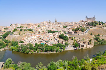 Fototapeta na wymiar Historyczne miasto Toledo w Hiszpanii