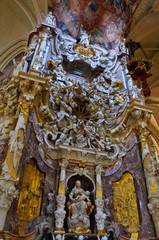The Cathedral in the historic city of Toledo in Spain