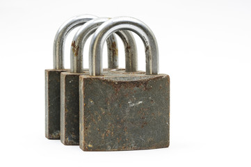 Fototapeta premium rusty padlock