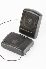 Obraz premium Speakers on the white background
